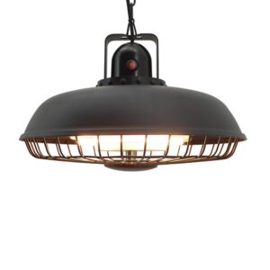 HORTUS Terrassevarmer 600/1200/1800W lofthængt, remote, soft touch